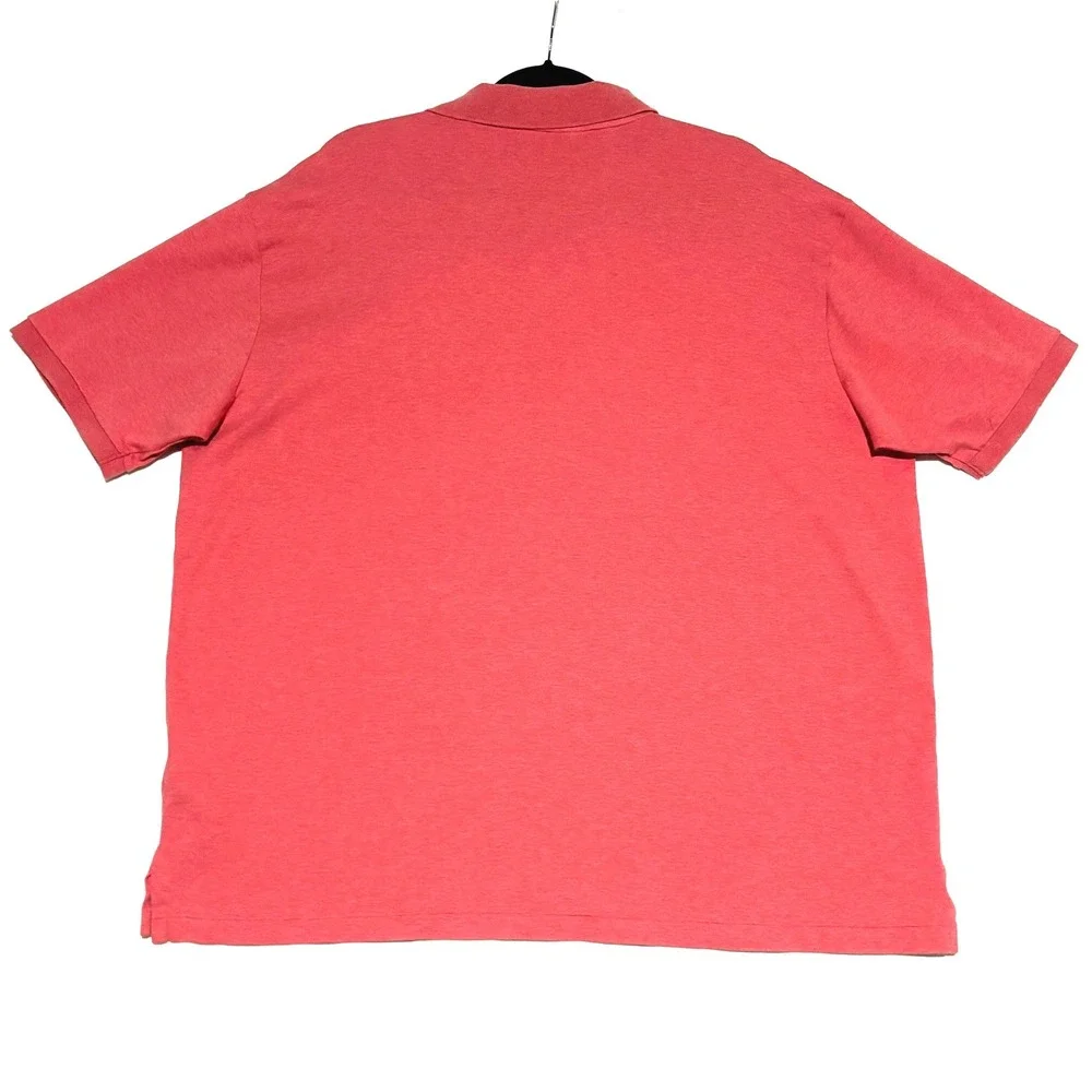 POLO RALPH LAUREN Classic‎ Fit Polo Shirt XXL Mens Coral Pink Flesh Pony Preppy